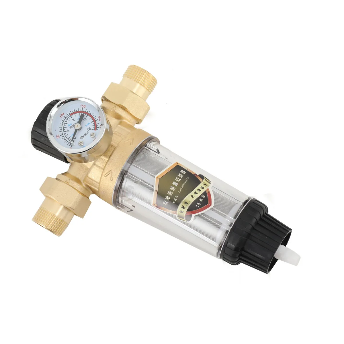 Reusable Tap Water Filter Stainless Steel Flowing Fine Filter Pre-filter Sediment Filter for Well Water Hose 25mm