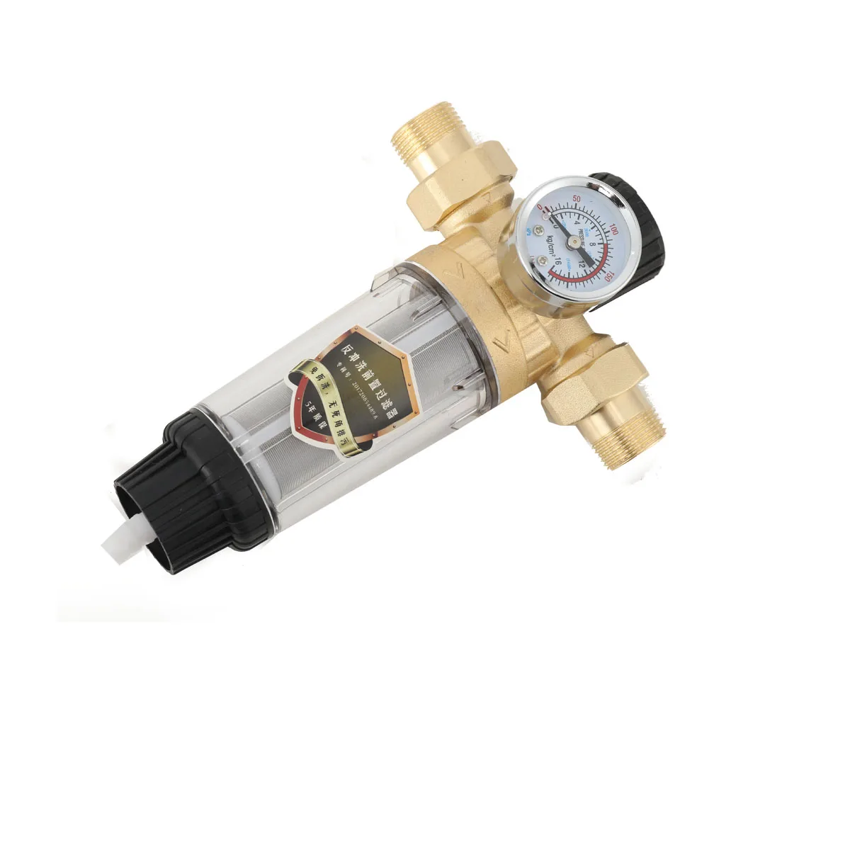 Reusable Tap Water Filter Stainless Steel Flowing Fine Filter Pre-filter Sediment Filter for Well Water Hose 25mm