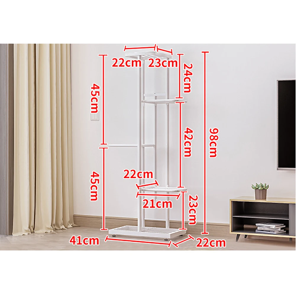 5 Tier Plant Stand Indoor, Multi-Layer Plant Stands Corner Flower Shelf For 6 Plants, Tall Planter Holder Shelf for Indoor Decor