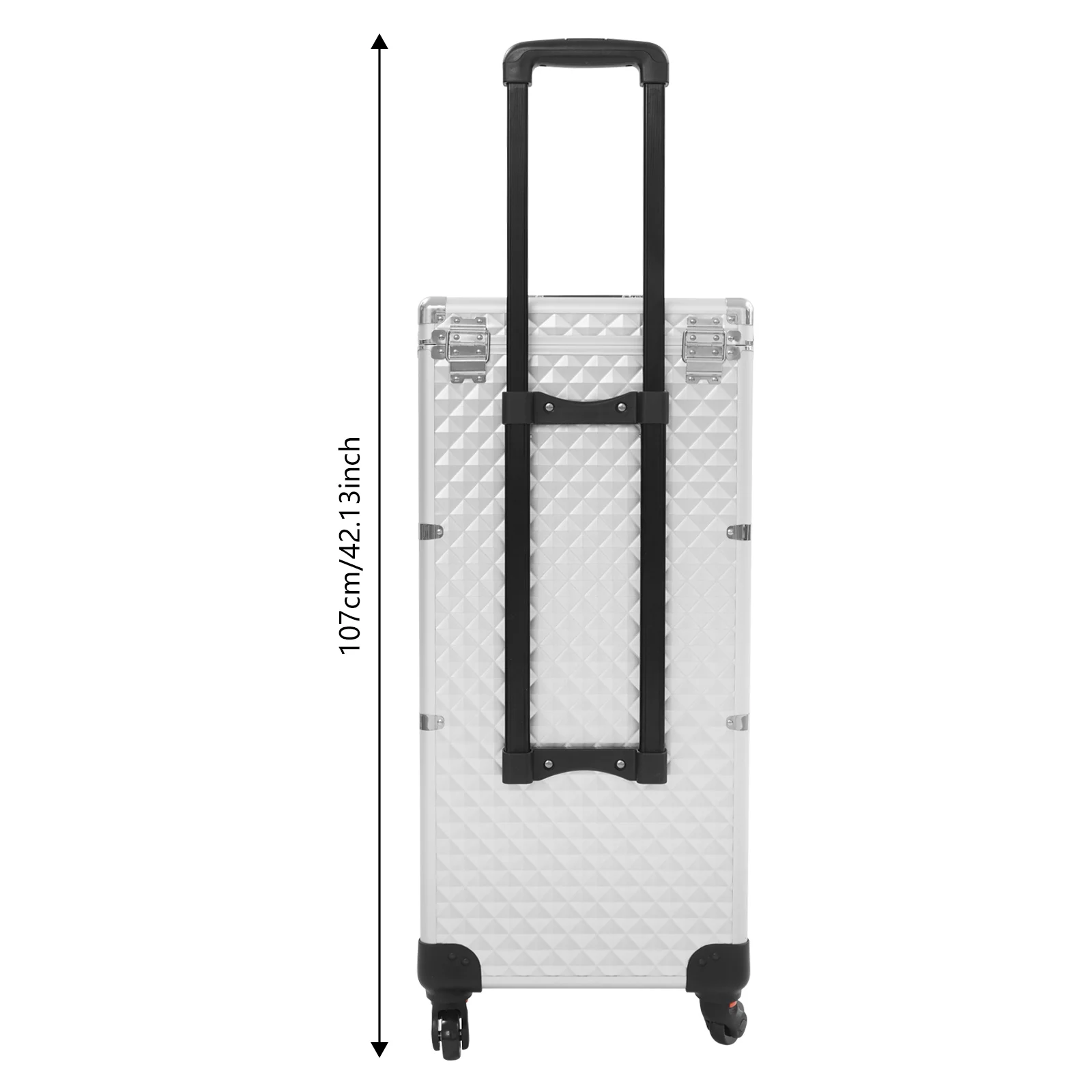 Salon Cart with Drawers Makeup Organizer Case Rolling Makeup Case with Drawers