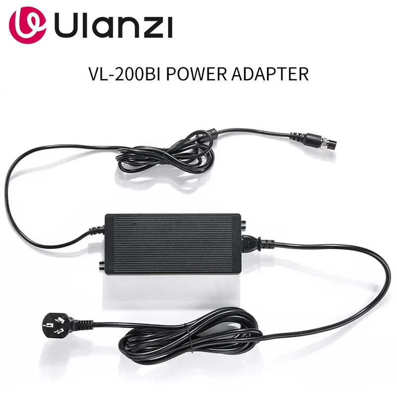Ulanzi 200W V-Mount Light Power Charging Adapter power supply 36V6A for Ulanzi VL-200Bi COB Light Power Adapter
