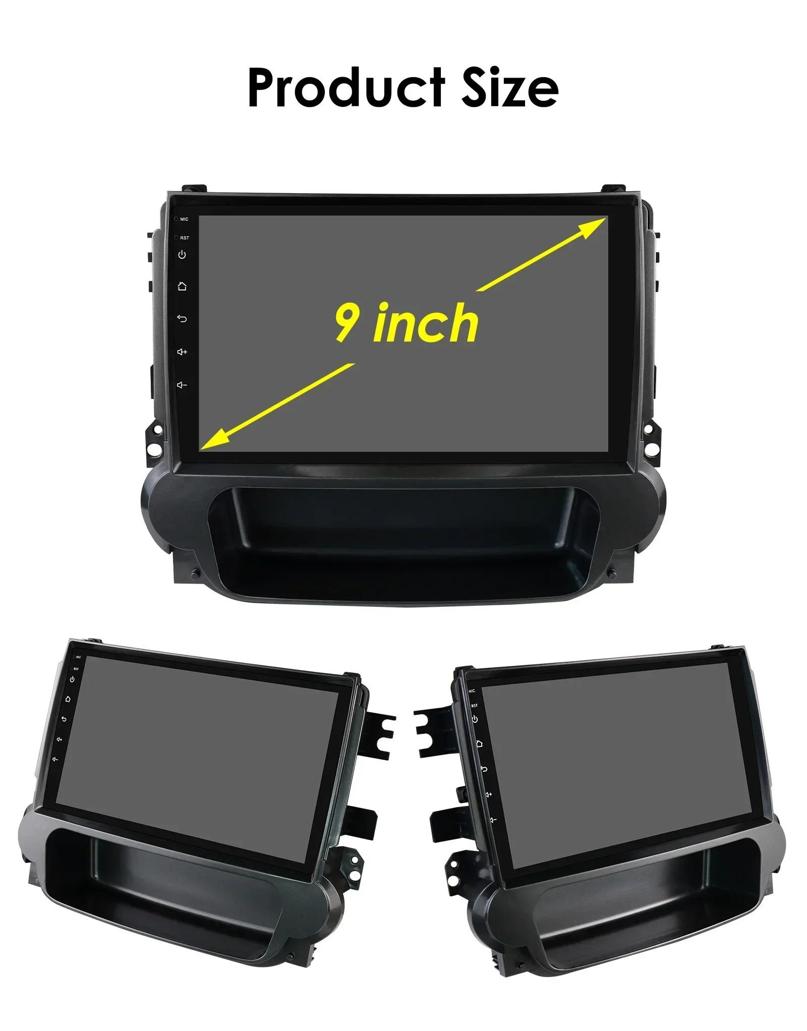 Hizpo 2Din 9inch Android14 Car Radio for Chevrolet Malibu 2012 - 2015 UIS7862 Multimedia Auto CarPlay 4G SWC GPS DSP RDS 360°CAM