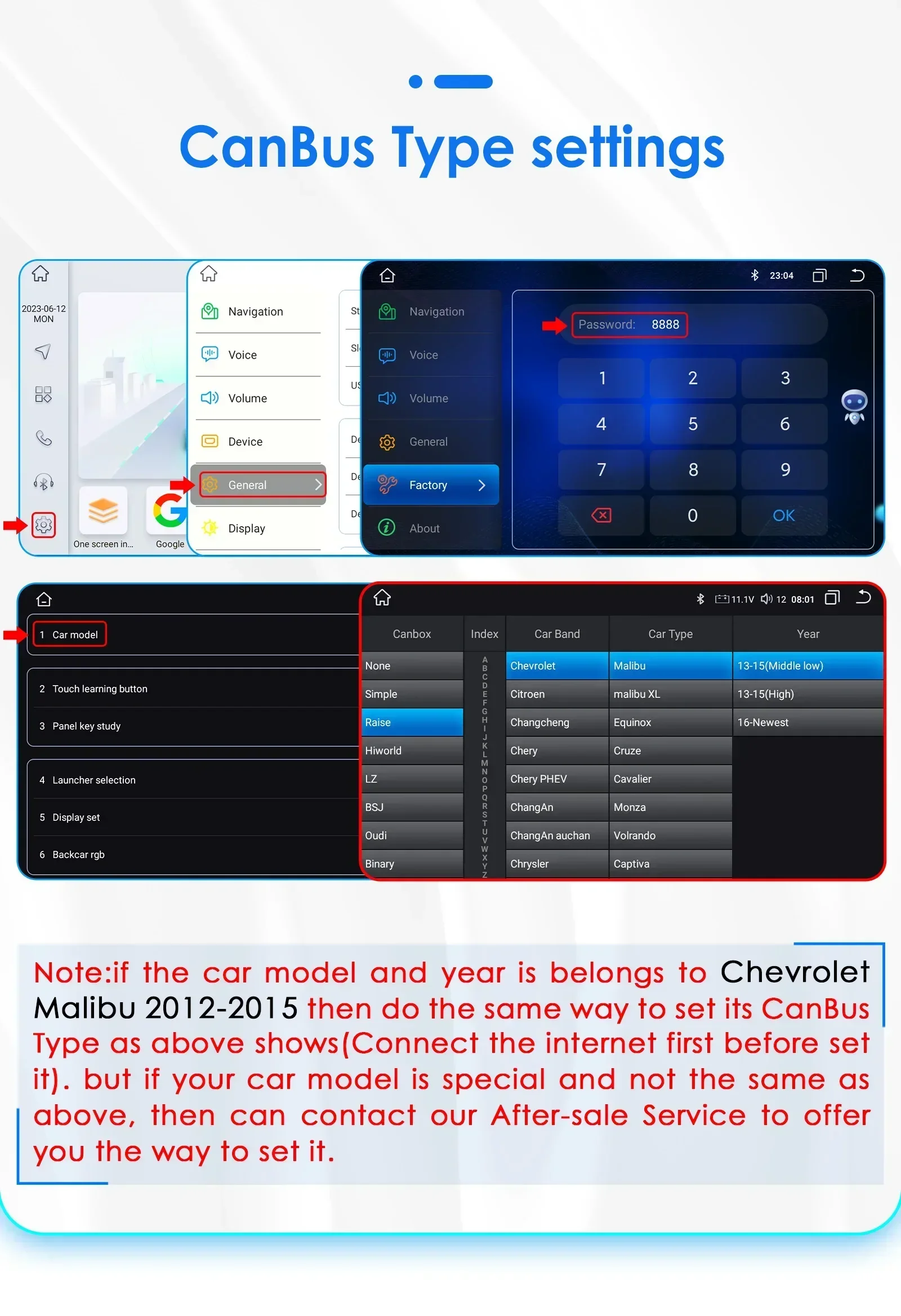Hizpo 2Din 9inch Android14 Car Radio for Chevrolet Malibu 2012 - 2015 UIS7862 Multimedia Auto CarPlay 4G SWC GPS DSP RDS 360°CAM