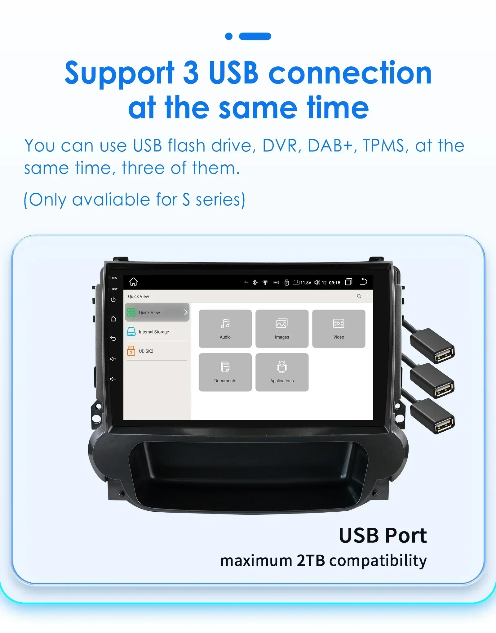 Hizpo 2Din 9inch Android14 Car Radio for Chevrolet Malibu 2012 - 2015 UIS7862 Multimedia Auto CarPlay 4G SWC GPS DSP RDS 360°CAM