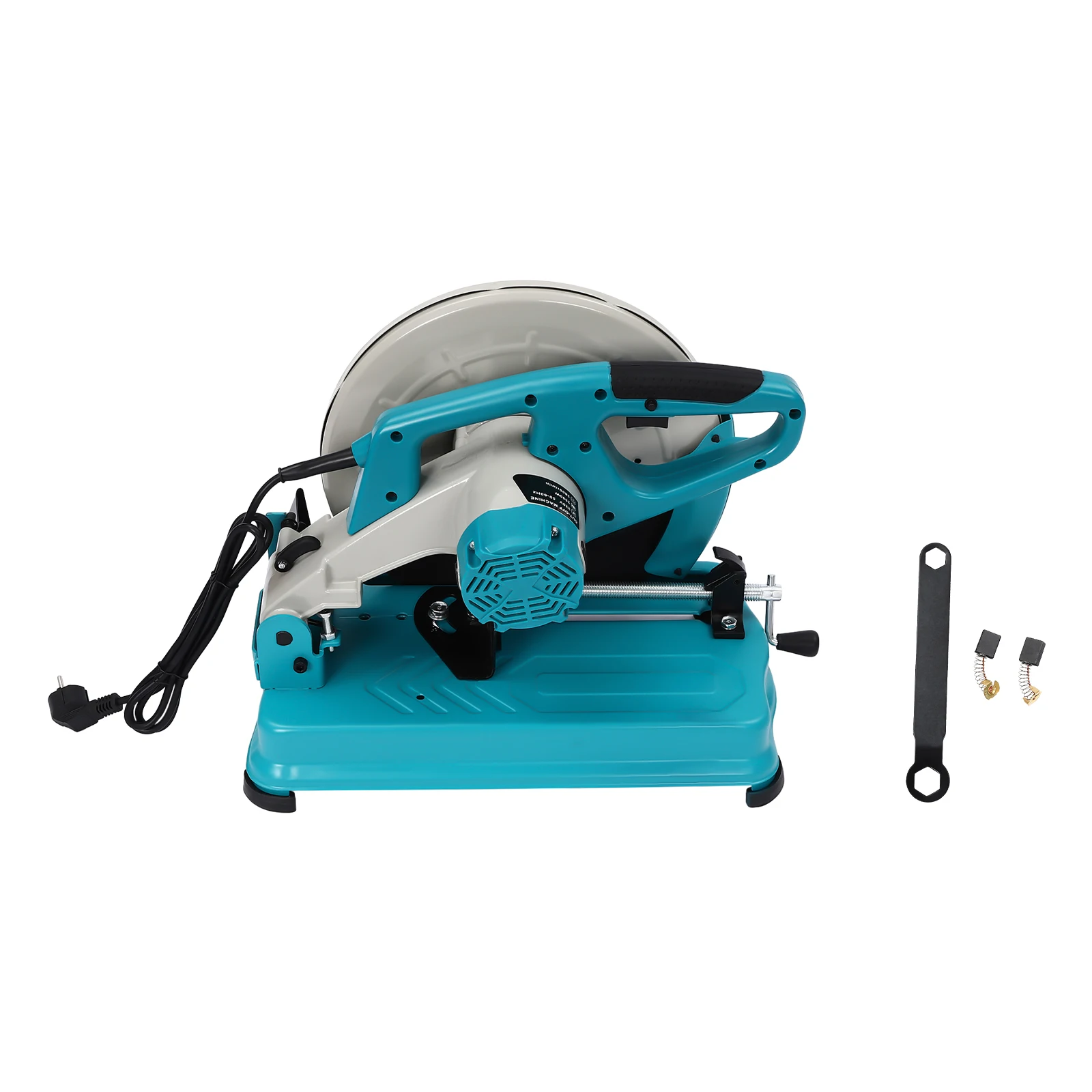 2800W Metal Cutting Chop Saw Adjustable Cutting Depth and Angle 3800rpm Chop Saw Multi-functional Cutting Machine
