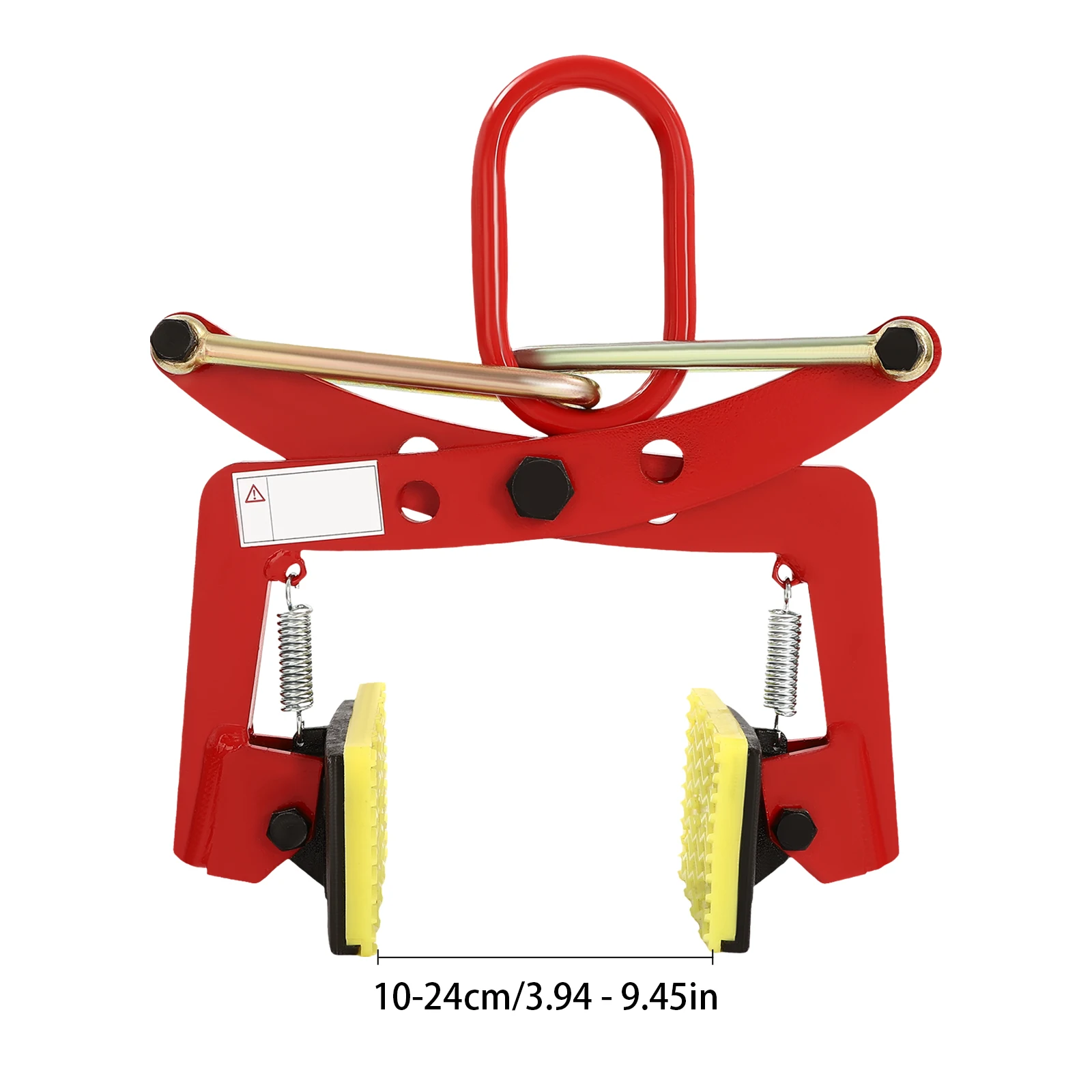 330kg Stone Clamp Lifting Pliers Stone Plier Curb Pallet Puller 10-24cm Opening for Construction, Factories