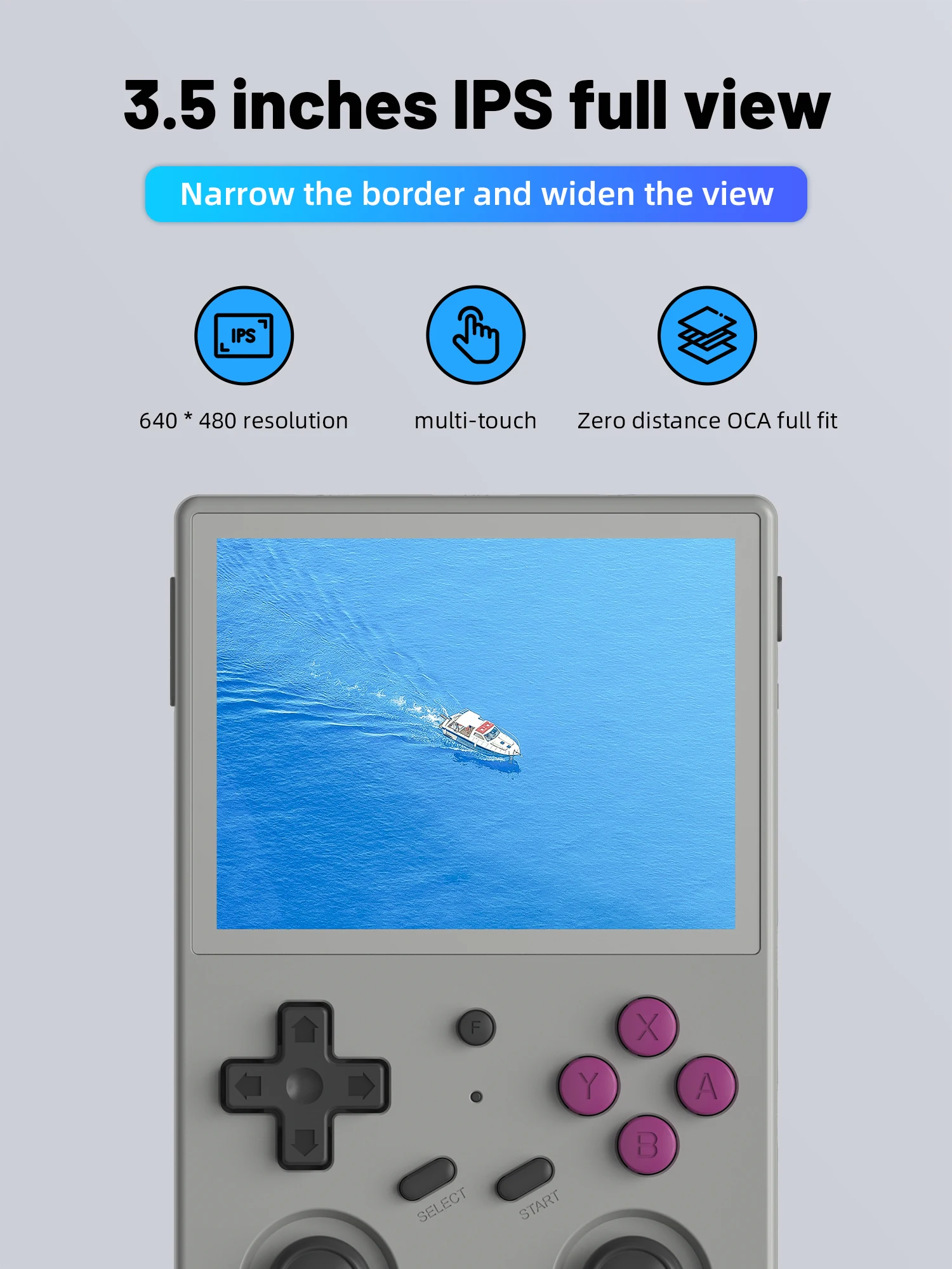 ANBERNIC RG353VS Retro Handheld Game Console Linux System RG3566 3.5 inch IPS Screen Video Game Player Support Streaming HD Out