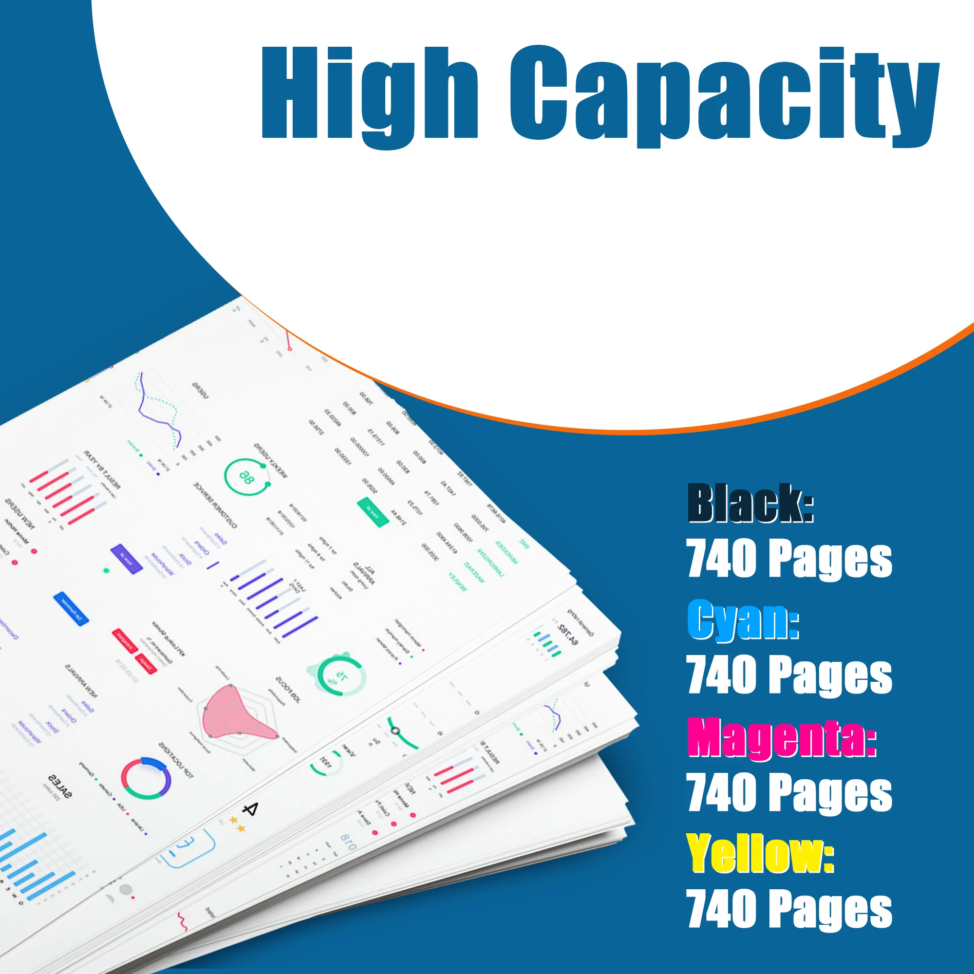 Jhaan 24XL Compatible for 24XL Ink Cartridges for Expression Photo XP55 XP750 XP760 XP850 XP860 XP950 XP960 Printer