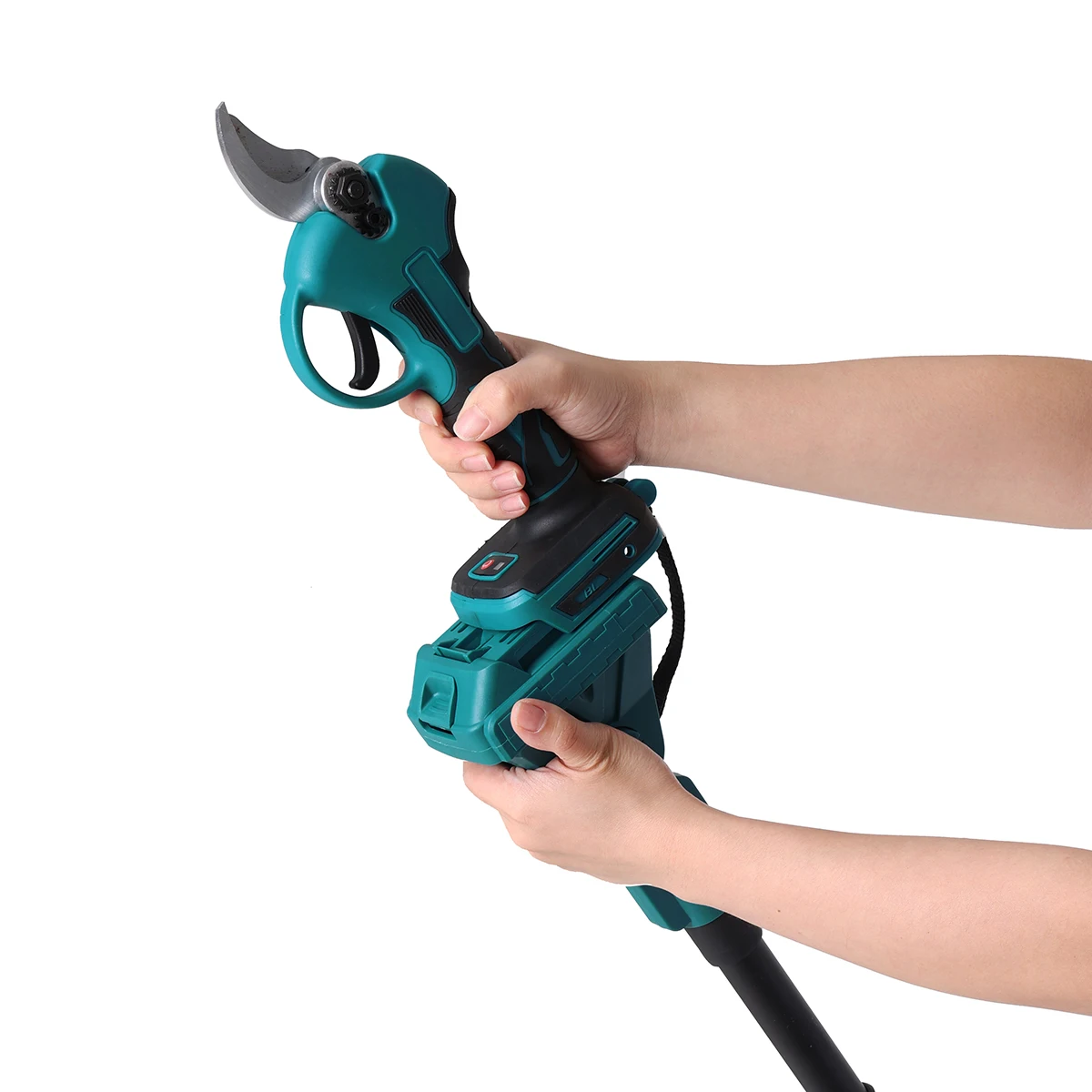 35mm Brushless Cordless Electric Pruning Shears With 250cm Telescoping Pole Garden Tool Pruner Branches For Maki 18V Battery