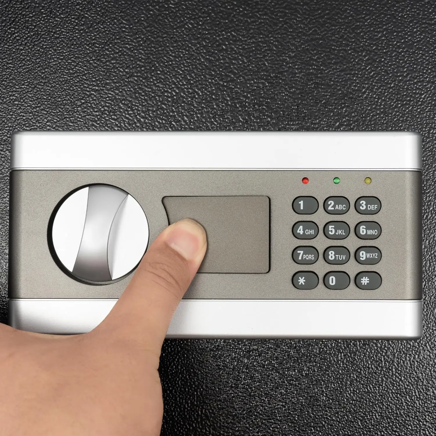 Electronic Safe Furniture Safe Fireproof Safe with Password Emergency Key & Locking Wall Safe for Jewellery Cash Security