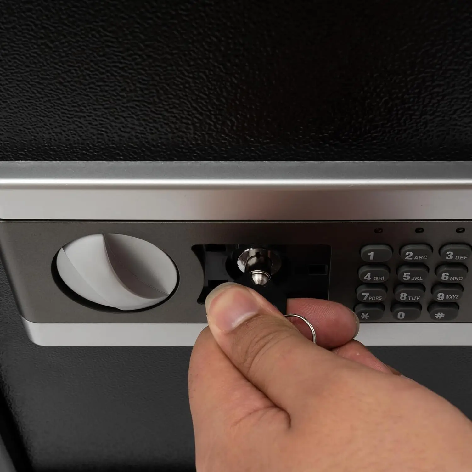 Electronic Safe Furniture Safe Fireproof Safe with Password Emergency Key & Locking Wall Safe for Jewellery Cash Security