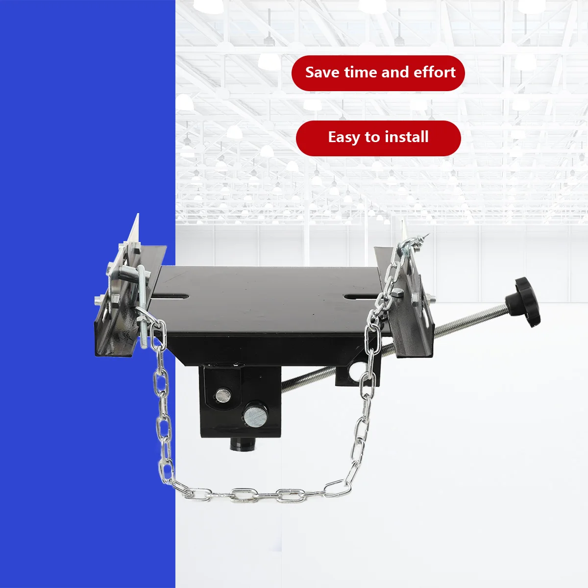 Heavy Duty Hydraulic Transmission Jack Adaptor Getriebe Jack Support Plate 500KG