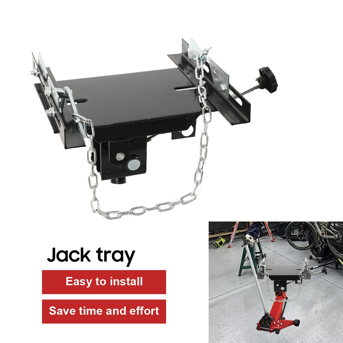Heavy Duty Hydraulic Transmission Jack Adaptor Getriebe Jack Support Plate 500KG