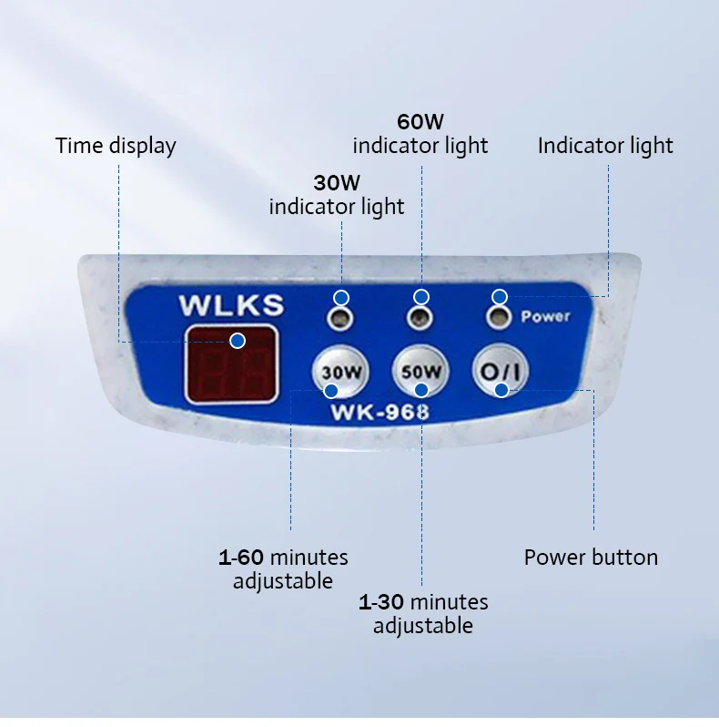 Digital Ultrasonic Cleaner 30/50W Sonicator Bath Vibration Ultrasonic Jewelry Parts Glasses Circuit Board Watch Cleaning Machine