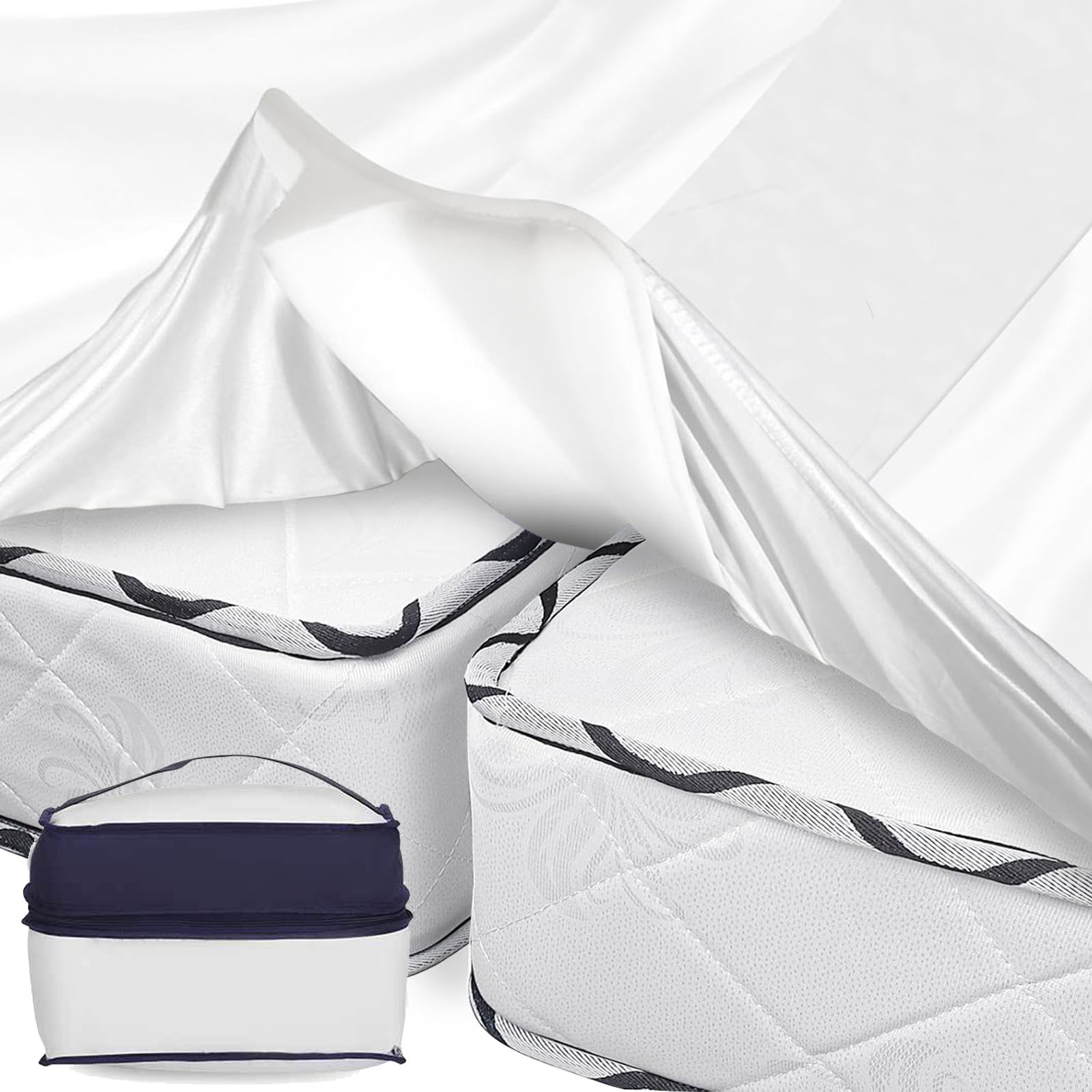 Love Bridge for 180x200cm Mattresses Washable Cover for Visitor Cracks Mattress Connector & Mattress Bridge and Mattress Wedge