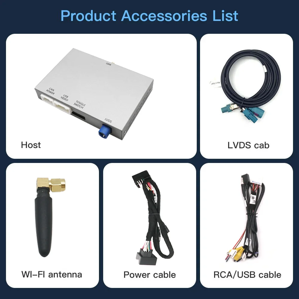AUTOABC Wireless Carplay and Android Auto module for Peugeot 208 308 508 3008 Citroen C4 DS3 DS4 DS5 SMEG Mirror Link Multimedia