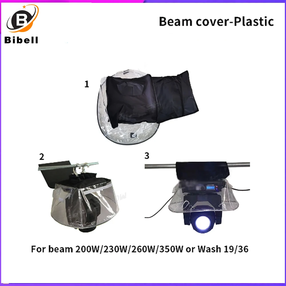 10pcs Par 6*18w Led Battery Par Light B Cover Stage Light Rain Coat Waterproof Transparent Crystal Plastic