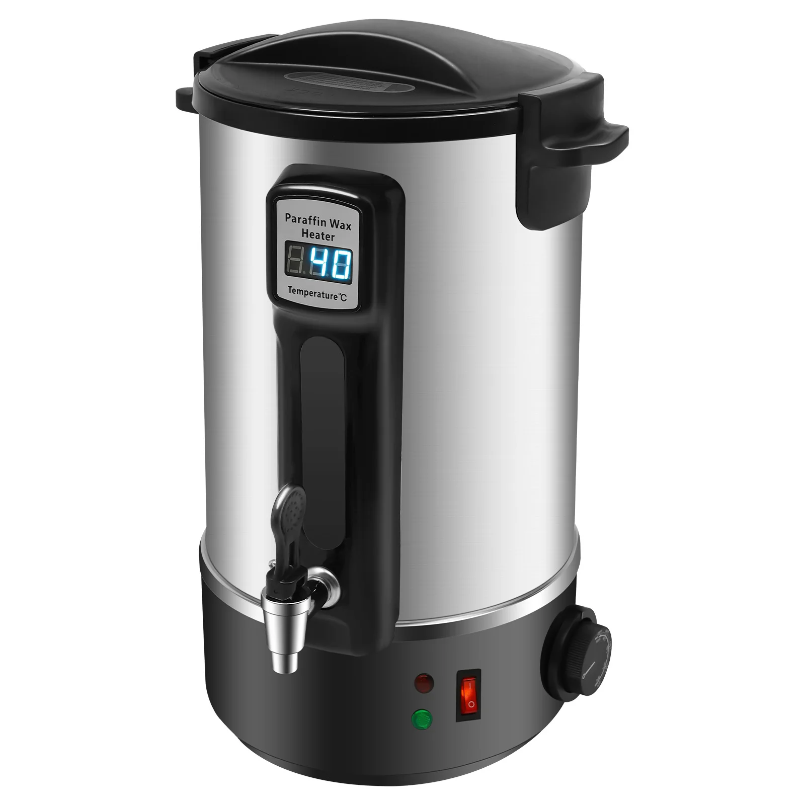 8L/10.8L/12L Wax Melter for Candle Making 1100W Electric LED Wax Melting Pot Wax Warmer Machine Candle DIY Wax Heater with Spout