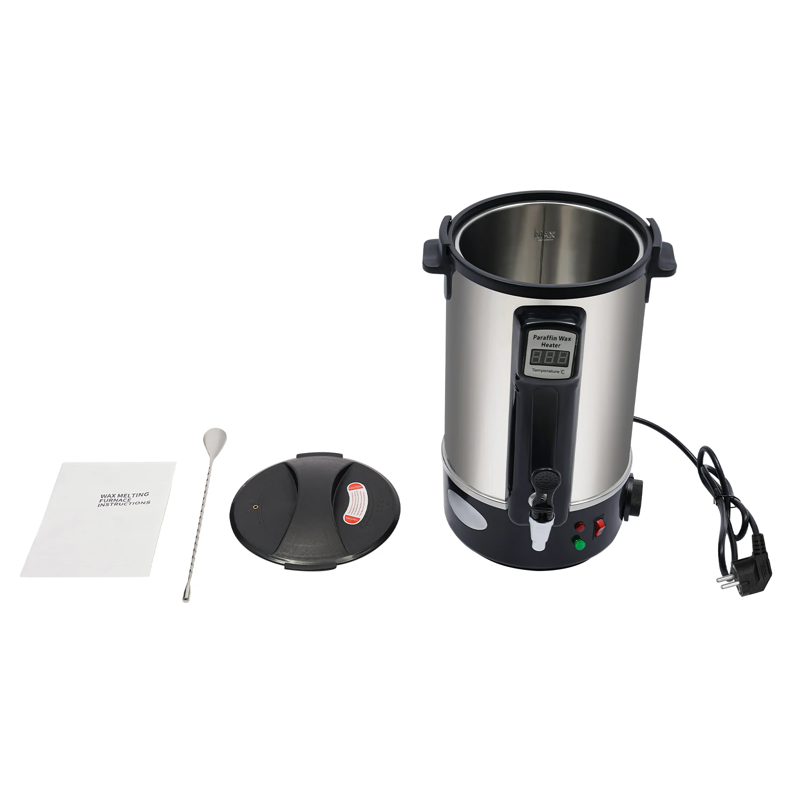 8L/10.8L/12L Wax Melter for Candle Making 1100W Electric LED Wax Melting Pot Wax Warmer Machine Candle DIY Wax Heater with Spout