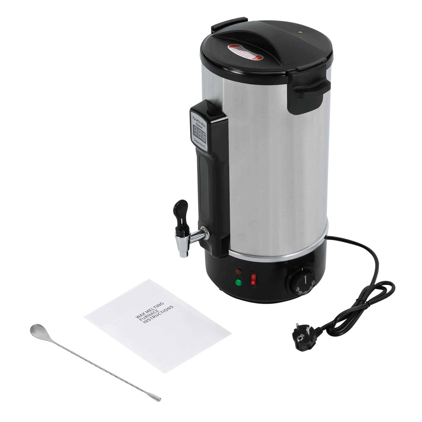 8L/10.8L/12L Wax Melter for Candle Making 1100W Electric LED Wax Melting Pot Wax Warmer Machine Candle DIY Wax Heater with Spout