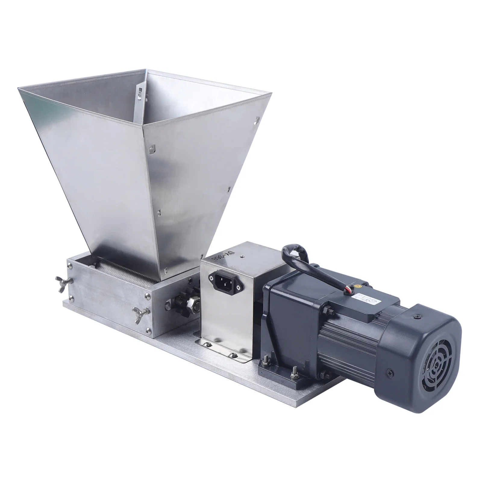 220V Electric Grain Mill Barley Grinder Wet / Dry Malt Crusher Grain HomeBrew Mill Stainless Steel 60W 75RPM
