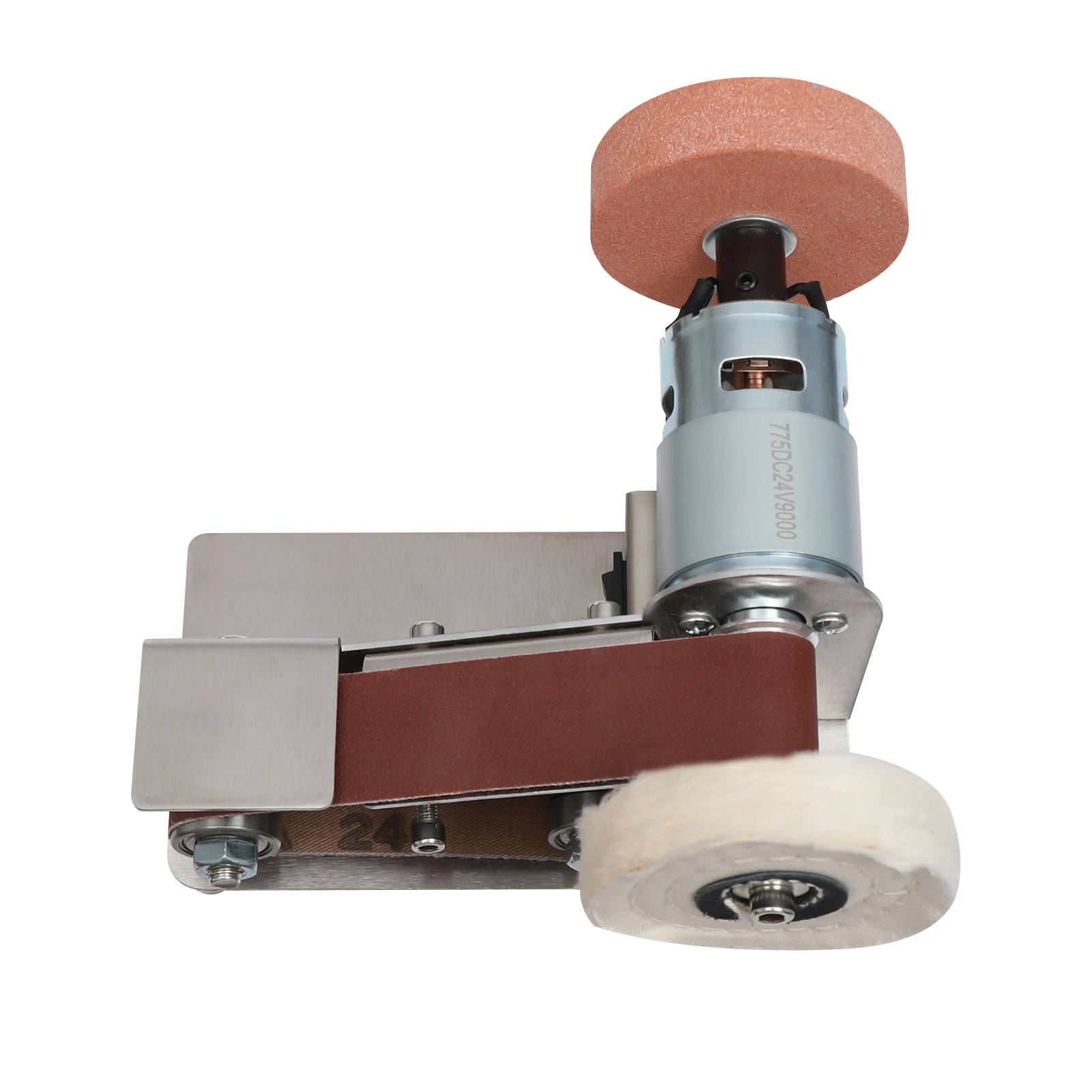 Electric Belt Sander Sand Belt Machine 775 Motor Corded Electric Adjustable Polisher EU Standard For DIY Woodworking Handicrafts