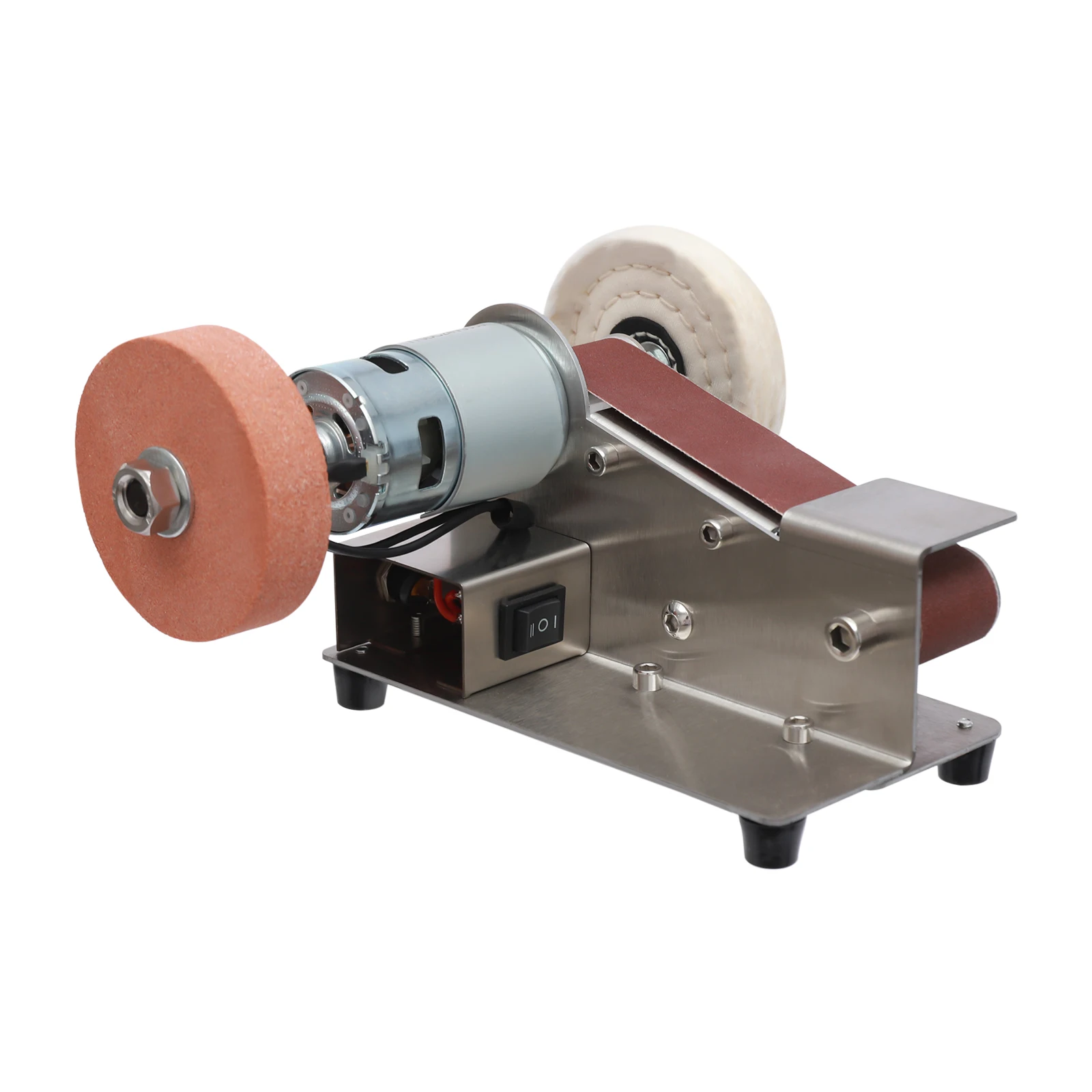 Electric Belt Sander Sand Belt Machine 775 Motor Corded Electric Adjustable Polisher EU Standard For DIY Woodworking Handicrafts