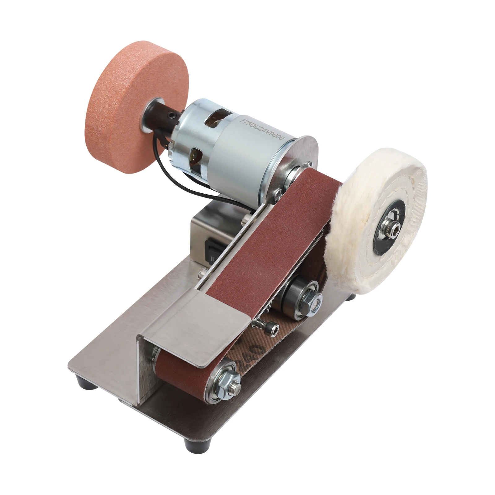 Electric Belt Sander Sand Belt Machine 775 Motor Corded Electric Adjustable Polisher EU Standard For DIY Woodworking Handicrafts