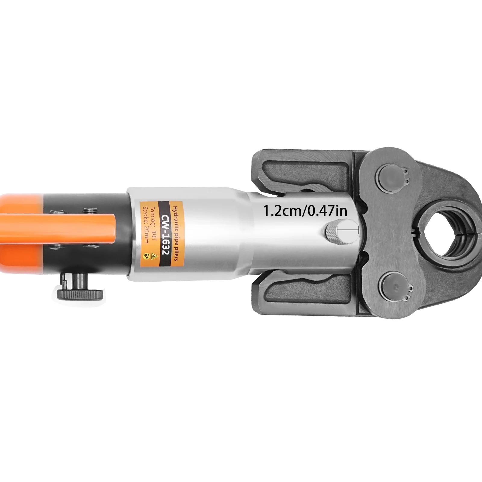 Professional Crimping Pliers 10 Ton Hydraulic PressIing Tool Portable 360° Press Tool Set with TH Molds/U Molds/ V Molds/M Molds
