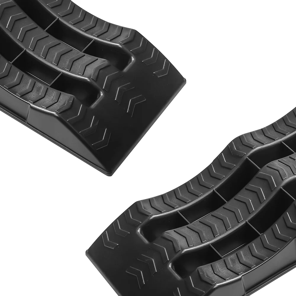 2pcs Car Ramps 61cm Trailer Leveler Car Tire Lifting Pad 3.5T Antiskid Working Ramp Auto Oil Changing Repair Lift Tools