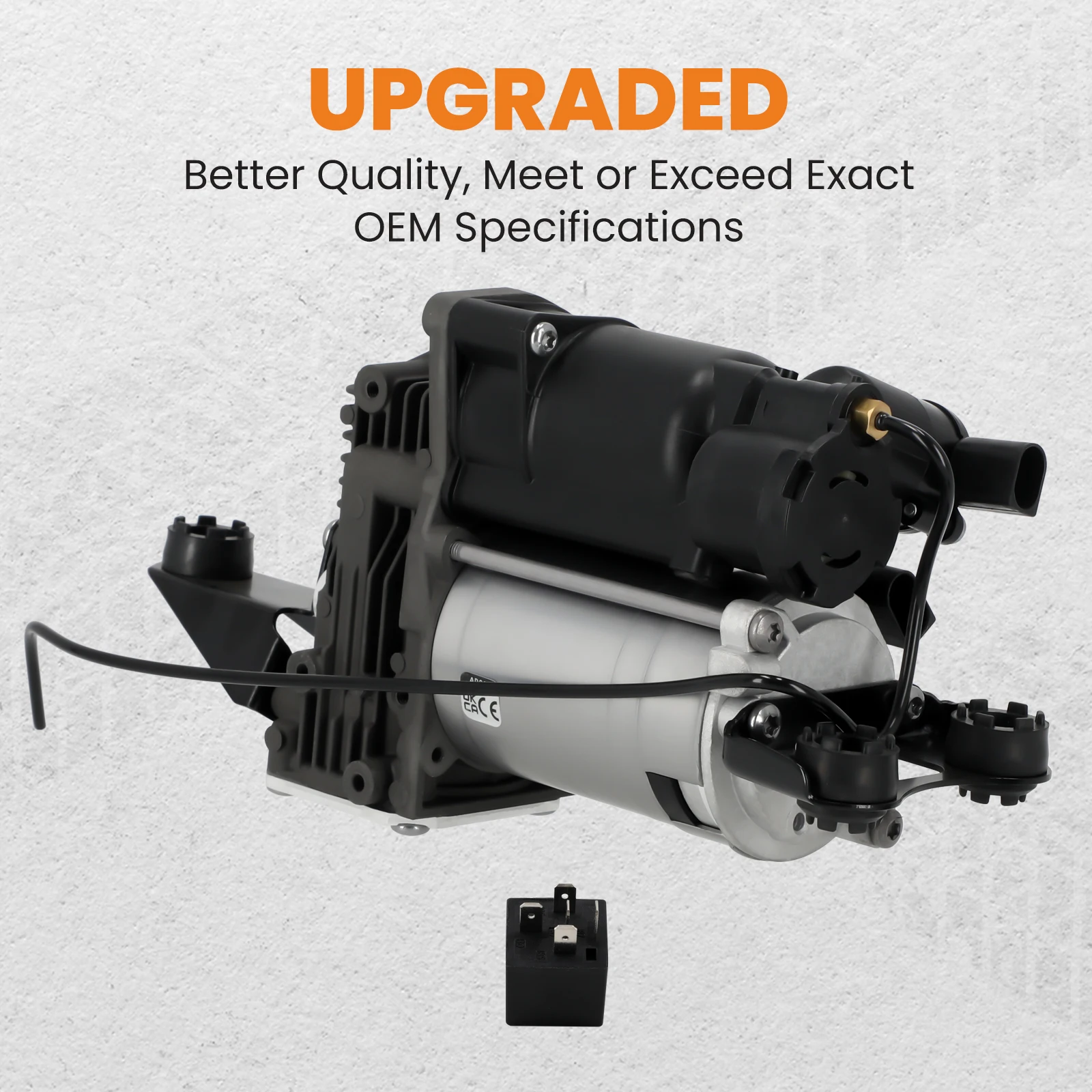 Air Spring Suspension Compressor Pump for BMW E61 37206792855 w/ Warranty Shock Absorber Parts