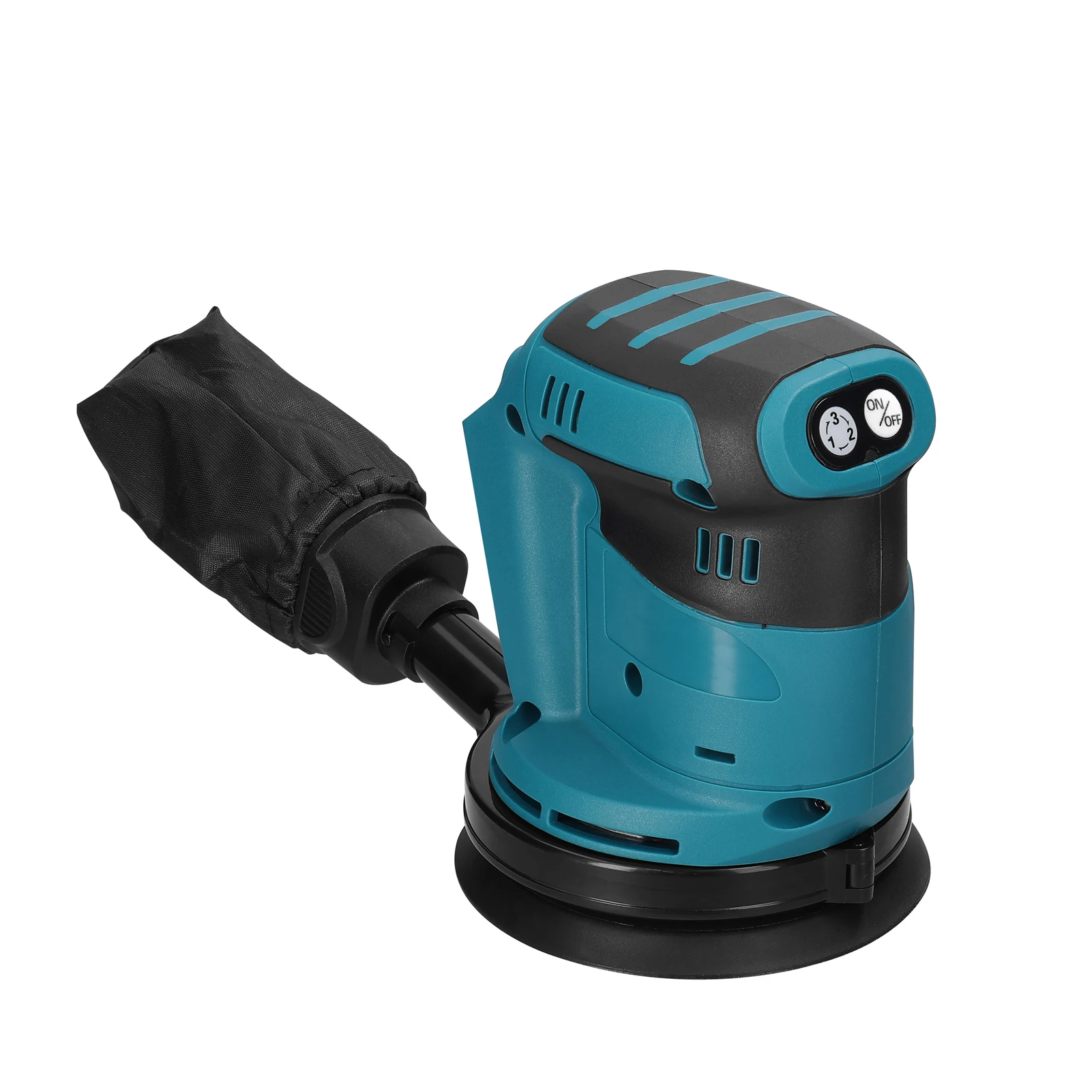 125mm Cordless Orbital Sander Wood Grinder Car Polisher Metal Waxing Polishing Grinding Sanding Machine for 18V Makita Battery