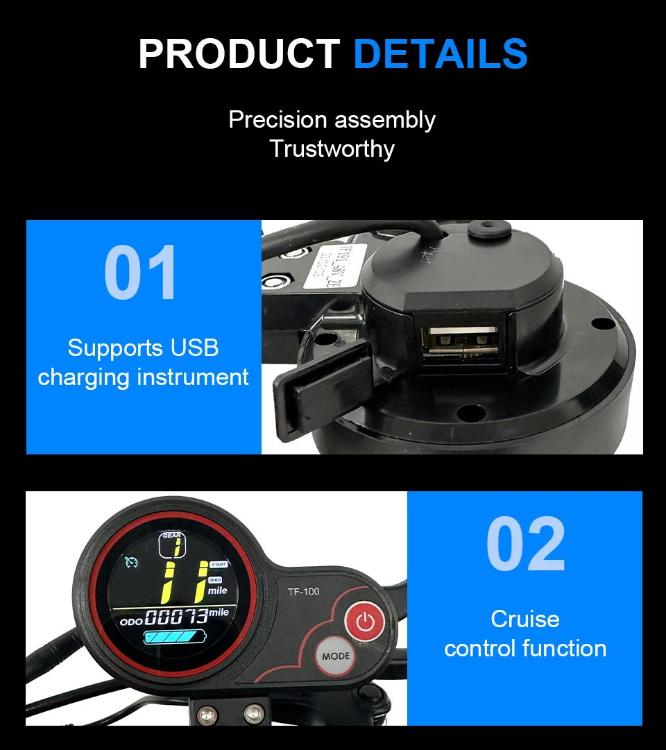 Electric Scooter with Seat, Off Road Tire, Kick Scooter, 45 km/h, 16Ah, 800W, 10in