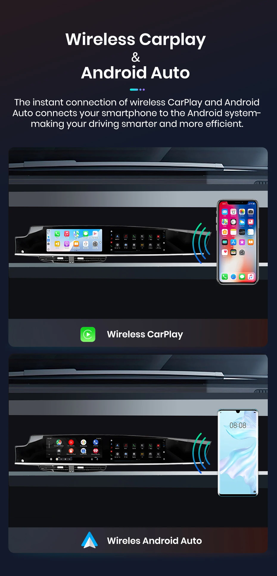 Junsun Qualcomm 665 Car Radio For Porsche Panamera 970 2011-2017 Dual screen Upgraded Interactive Carplay DTS Multimedia Player