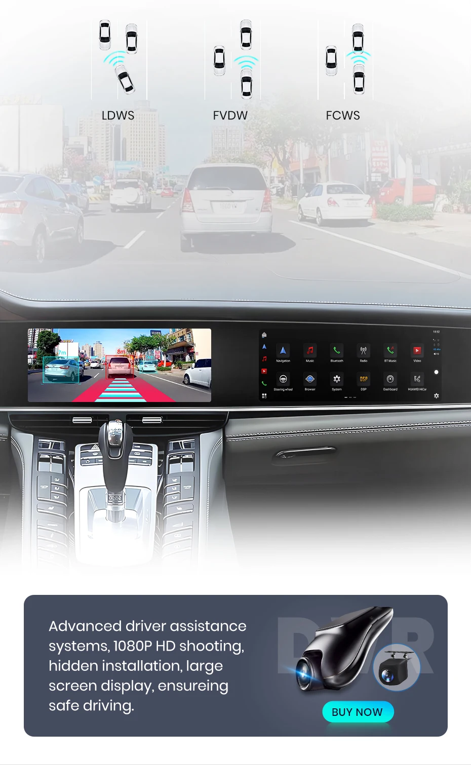 Junsun Qualcomm 665 Car Radio For Porsche Panamera 970 2011-2017 Dual screen Upgraded Interactive Carplay DTS Multimedia Player