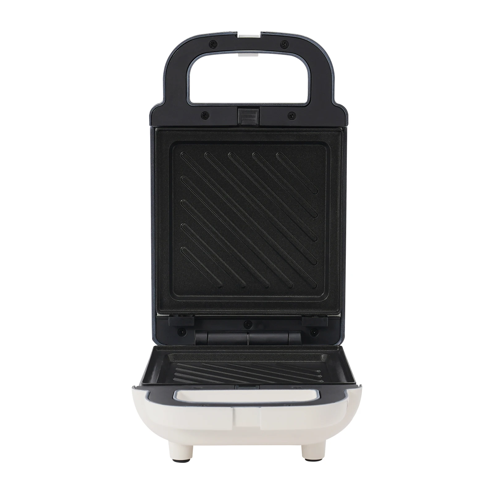 Electric Waffles Maker Sandwich Non-stick Skillet Waffle Baking Pan Double-side Heating Bread Roaster White for Home