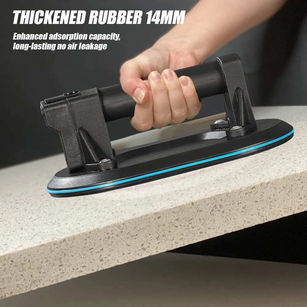 200KG Load Industrial Grade Electric Vacuum Suction Cup Heavy Lifter Granite Glass Tile Suckers Lifting Tool 1800mah Battery