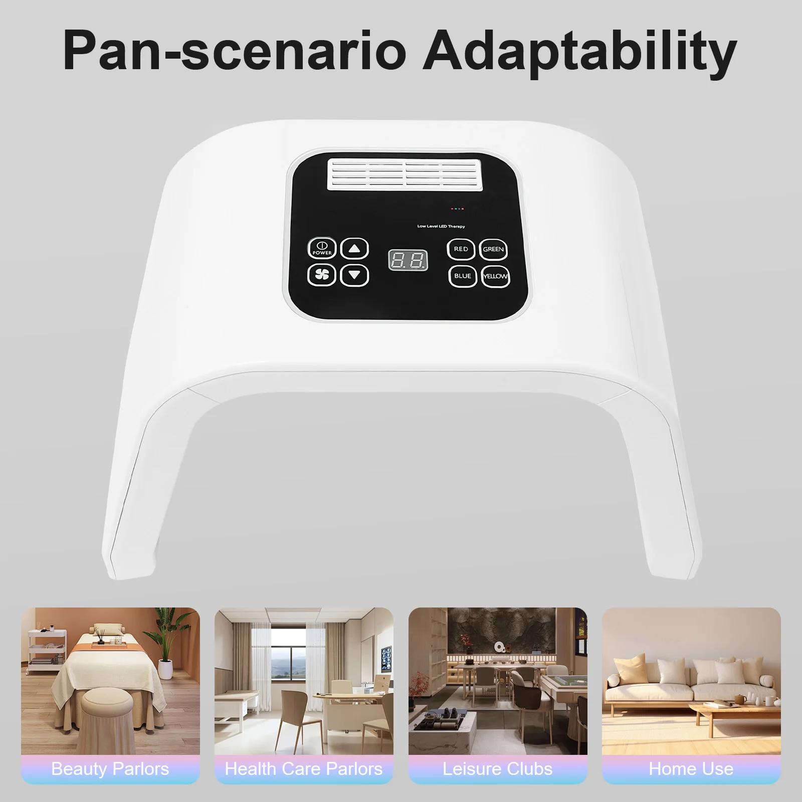 7 Colors Led Photon Machine Skin Facial Body Spa Device Beauty Mask Whitening Anti-Aging Soothing Repair