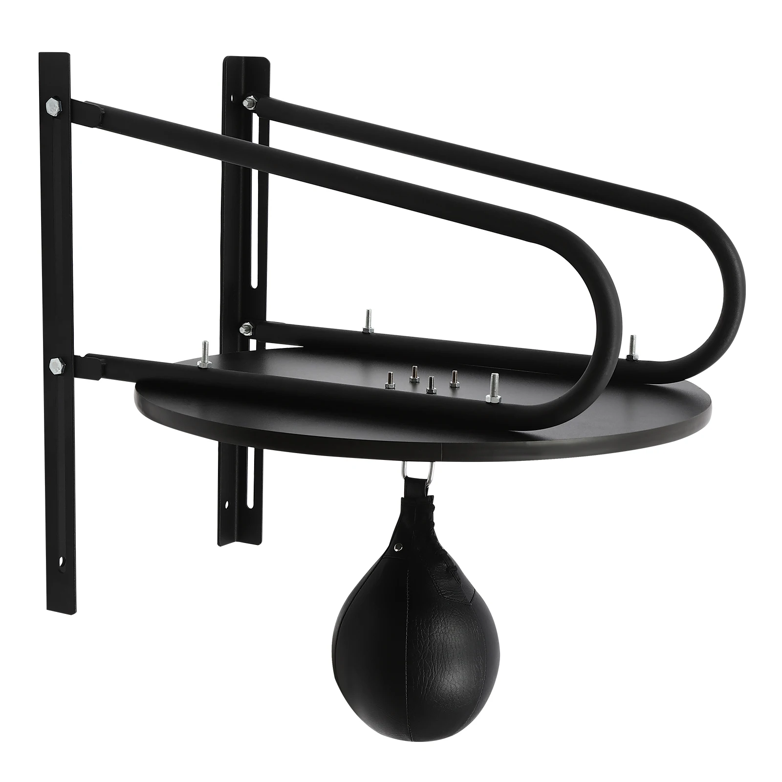 Boxing Training Spinning Ball Target, Adjustable Speedball Platform with Inflatable Cylinder for Hand-Eye Coordination and