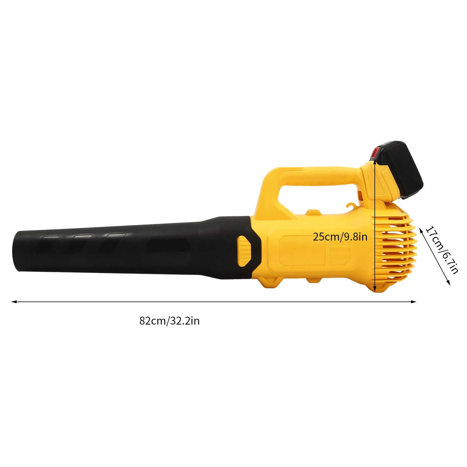 Cordless Leaf Blower Cordless Hand Blower Leaf Blower With 2 Batteries 3000W Used On Construction Sites Yards Lawns And Gardens