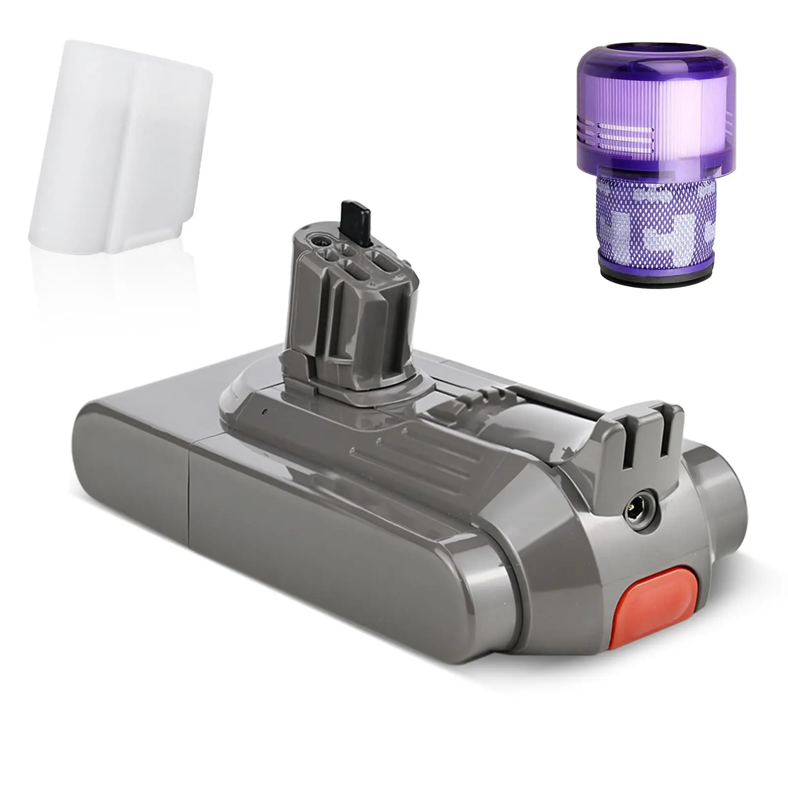 SWAREY 6000mAh V11 V15 Click-in Battery Replacement for Dyson V11, V15 Detect, with snap-on design