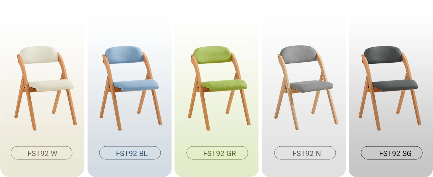 Sobuy Fst92 Folding Chairs Kitchen Chairs with Padded Seat and Backrest Seating Group Guest Chairs