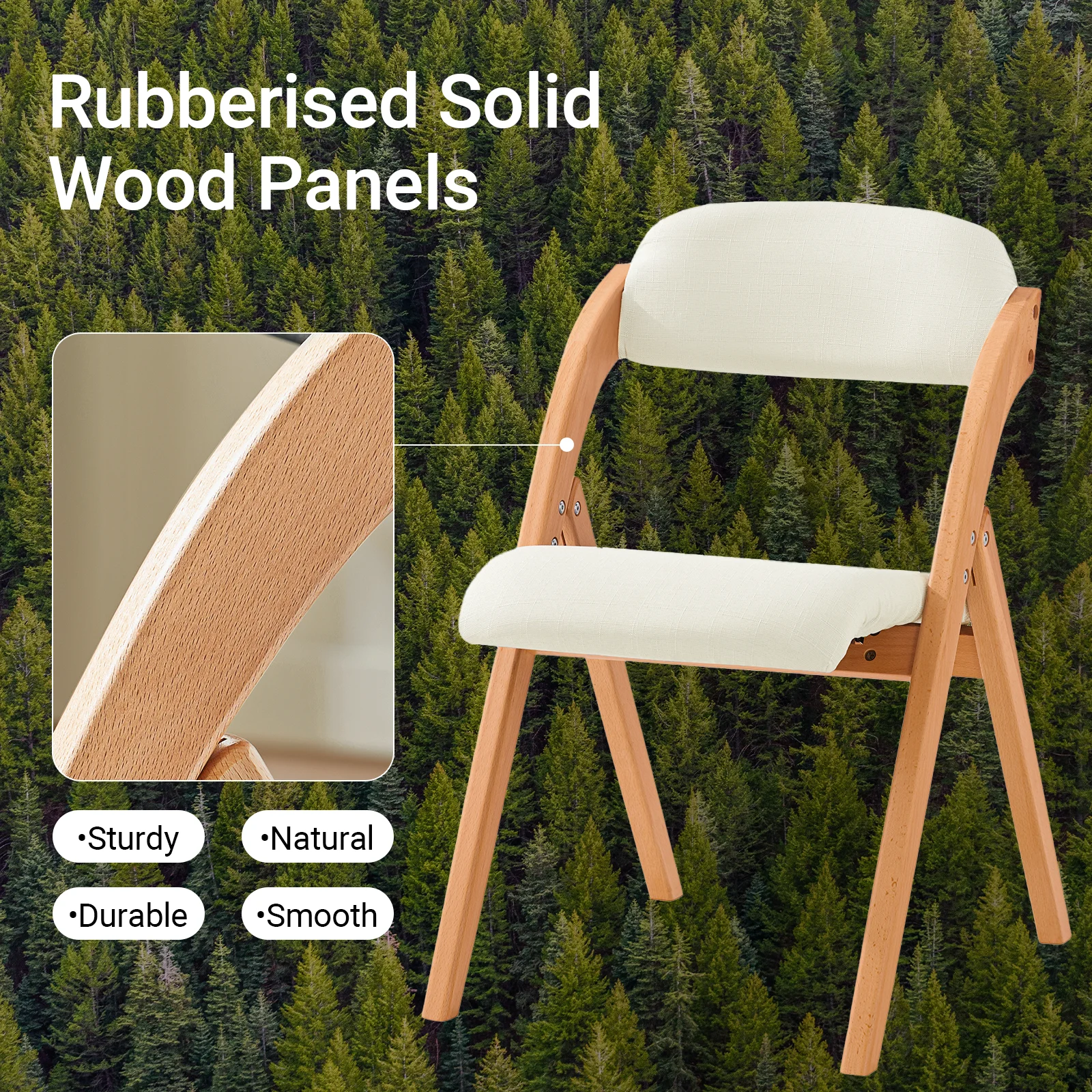 Sobuy Fst92 Folding Chairs Kitchen Chairs with Padded Seat and Backrest Seating Group Guest Chairs