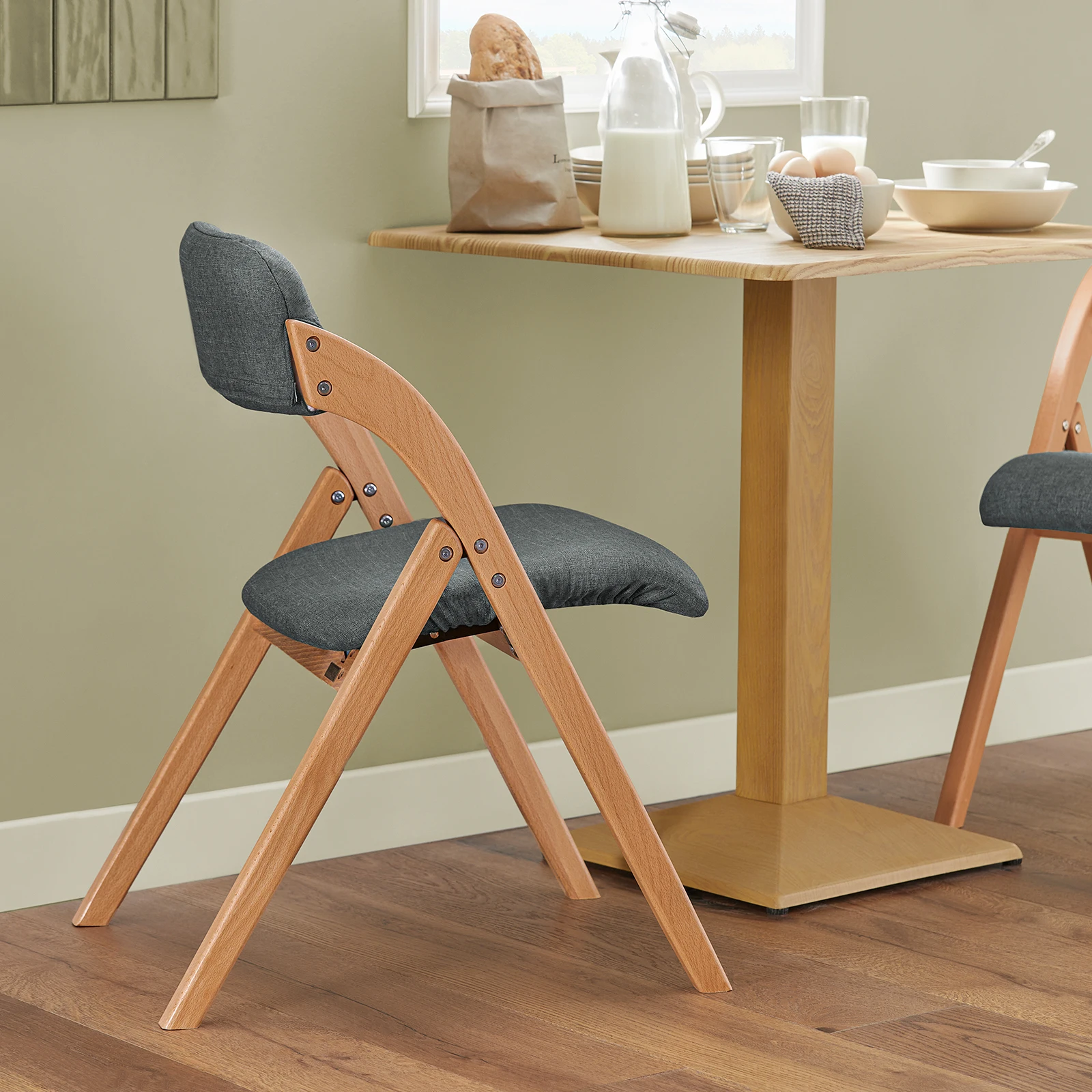 Sobuy Fst92 Folding Chairs Kitchen Chairs with Padded Seat and Backrest Seating Group Guest Chairs