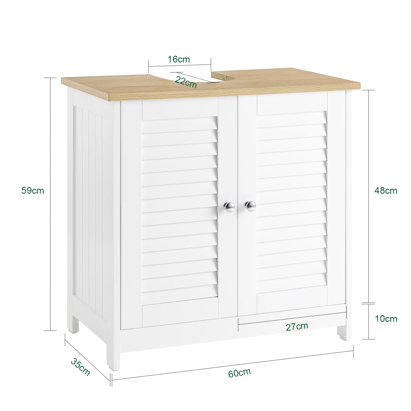 Sobuy Frg237 Washbasin Cabinet Bathroom Cabinet under Cabinet Bathroom Furniture