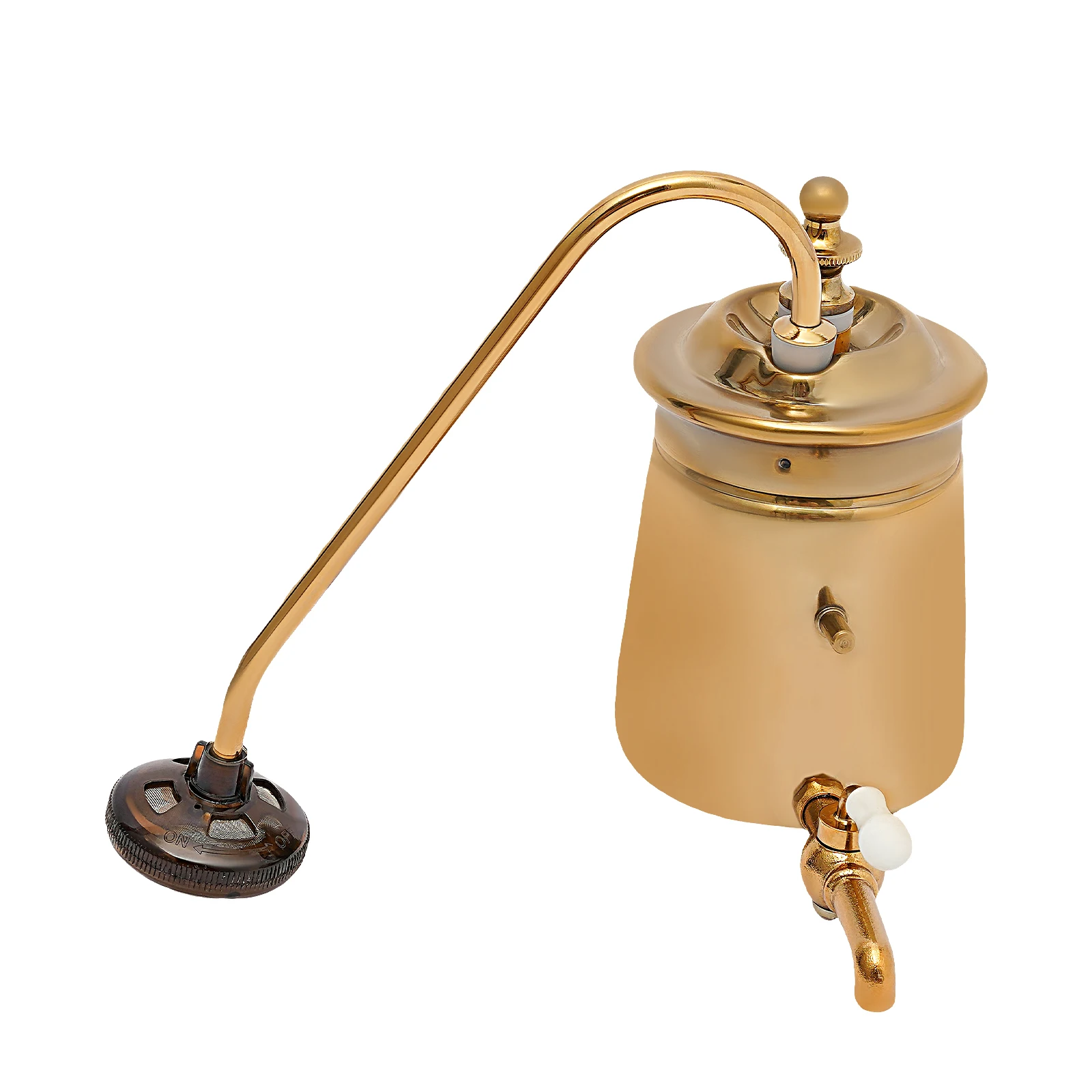 400ml Belgium Royal Family Balance Syphon Unique Gravity Vintage Coffee Maker Vacuum Brewing System Luxury Set Gold