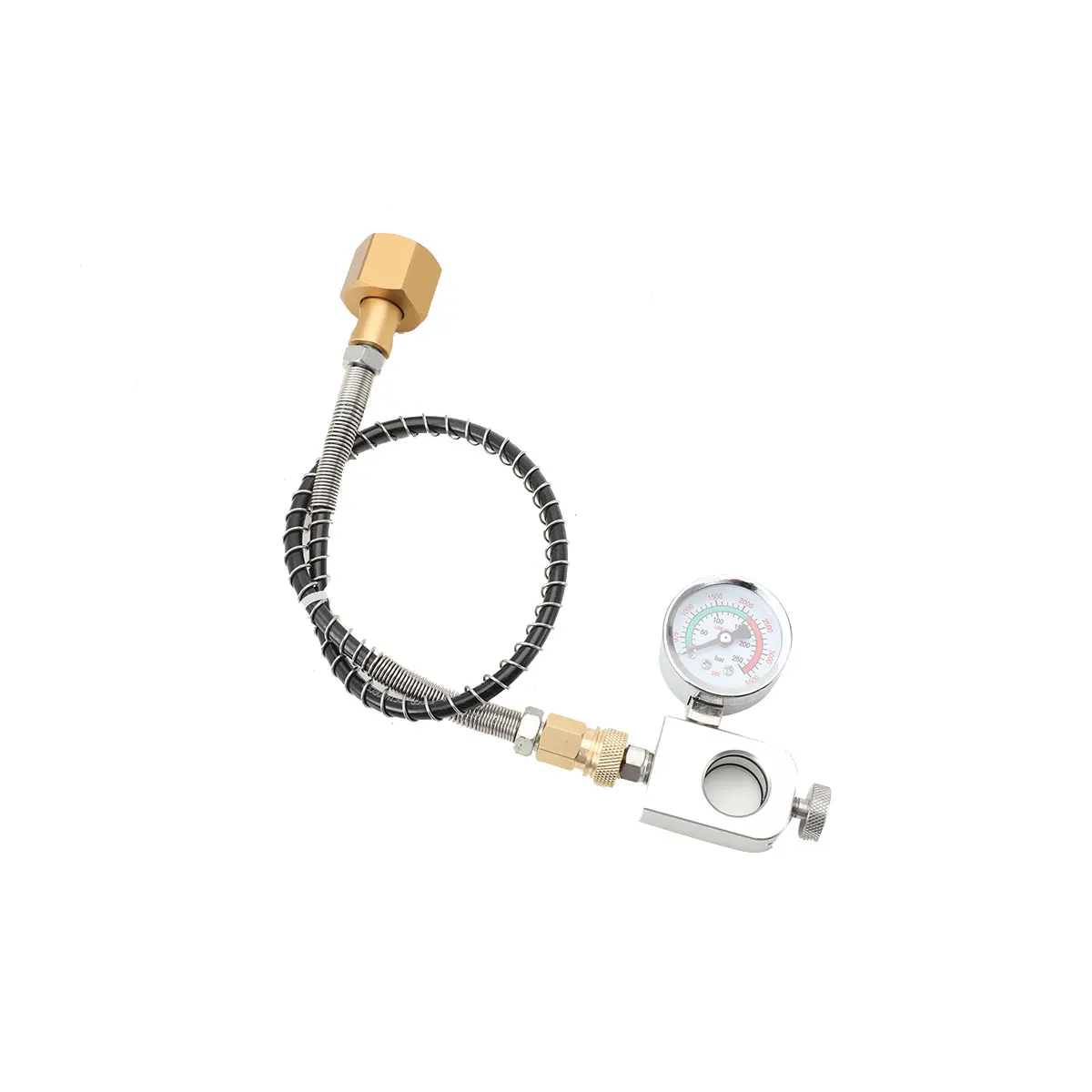 Sodastream Soda Bottle Inflation Hose Connector Inflation Valve With Table 1500 PSI Transfer Adapter + 50cm High-Pressure Hose