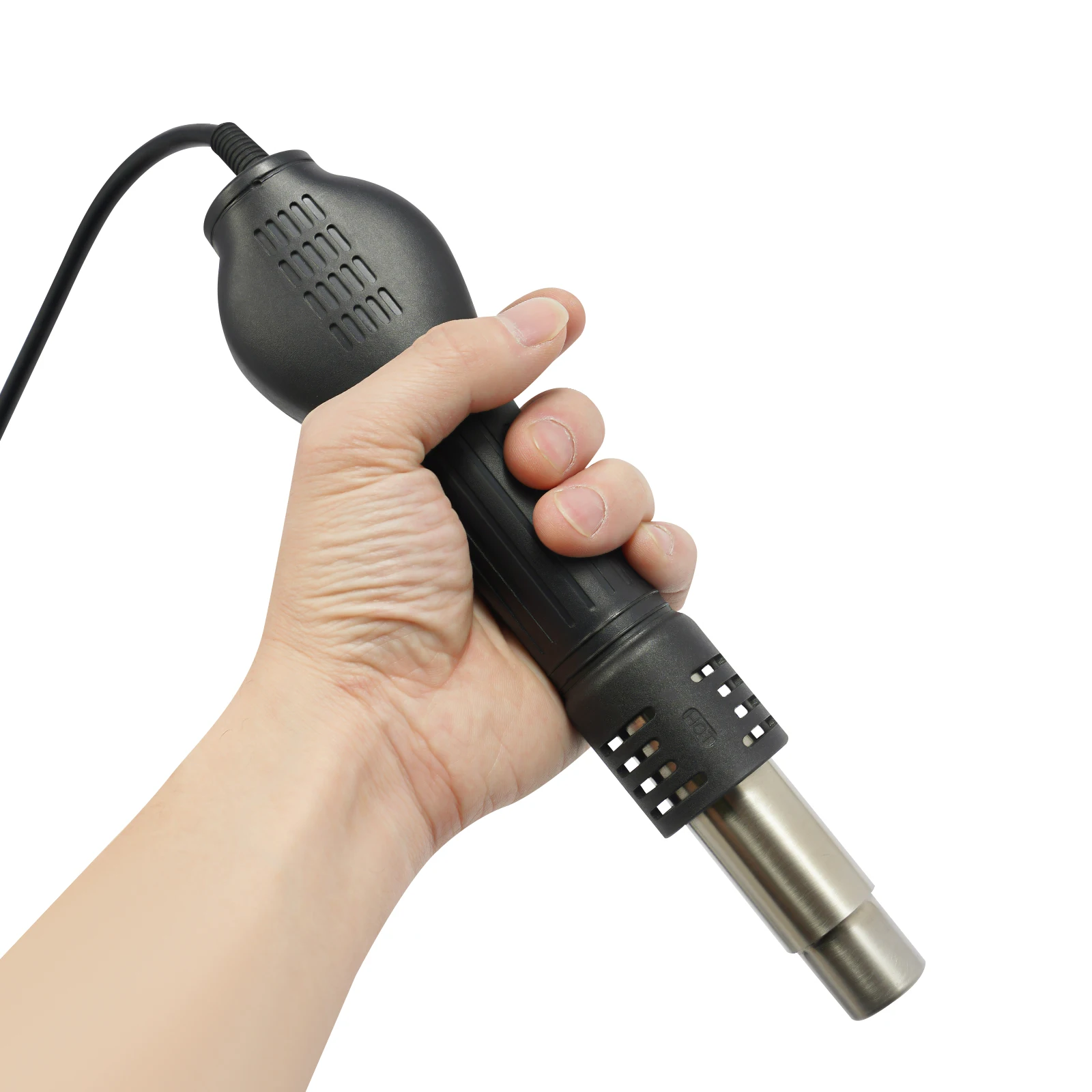 1200W Hot Air Rework SMD Soldering Station With Heat Gun Set Temperature LED Screen Display For Electronics Repairs
