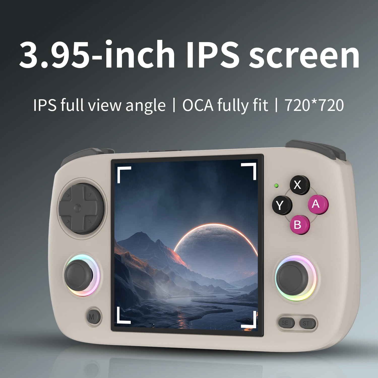 Anbernic RG CubeXX Handheld Game Console 3.95" IPS Screen Linux64-bit Retro Gaming Console Supports HD-Connection WiliWili Ebook