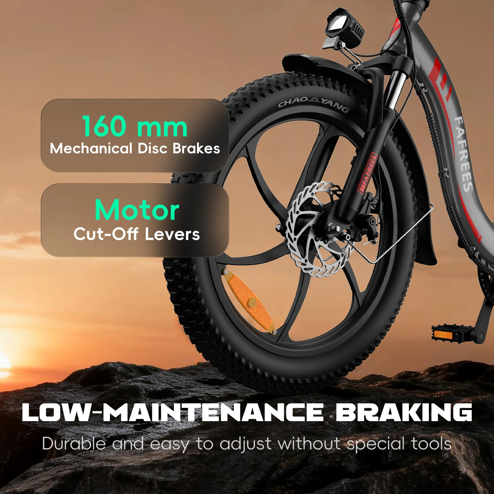 Fafrees Folding Electric Bicycle Adults 20 Inch Fat Tire City E-bike with 36V 18Ah Removable Battery 90km Range